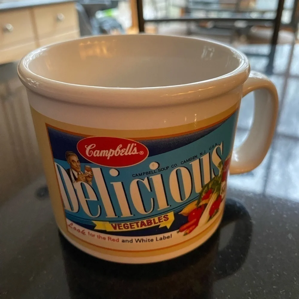 2005 Large Campbell Soup Mug, Delicious Sweetened By The Sun